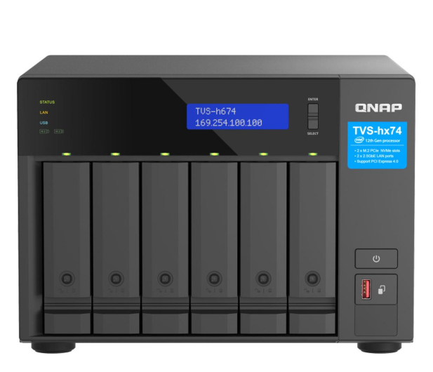 QNAP Serwer NAS TVS-h674-i5-32G 6x0HDD Intel i5-12400 32GB SODIMM DDR4 - 1262711 - zdjęcie